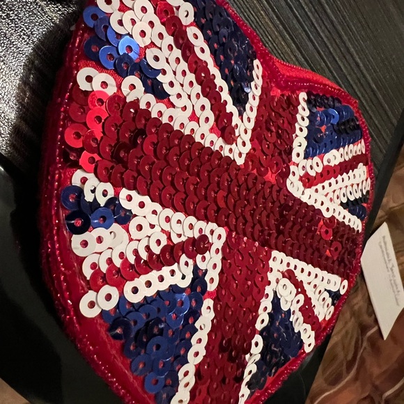 British Sequin Coin Wallet - Picture 2 of 2